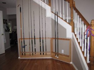 home fishing rod holders