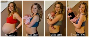 losing weight after baby